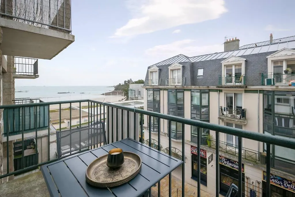 Appartement Cosy 4 Personnes Vue Mer Dinard Centre Apartmán